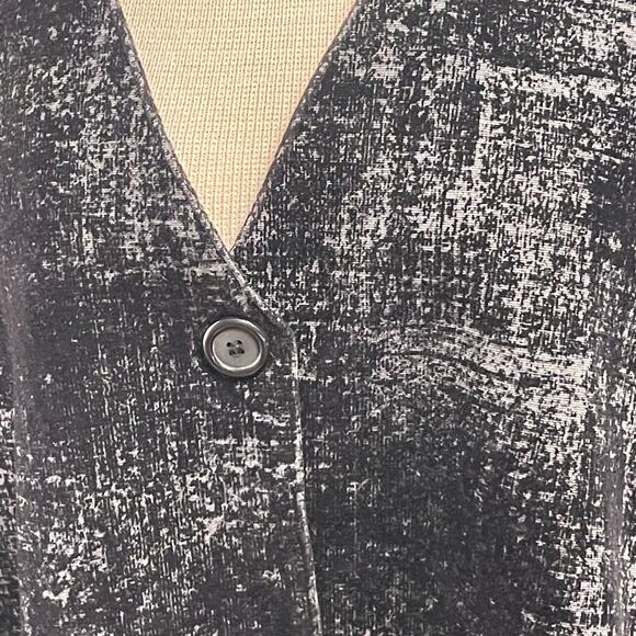 Bryn Walker Italian Fabric Black One Button Jacket Size Medium Quiet Luxury - Picture 2 of 6